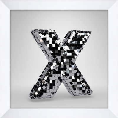 Disco Letter X Print by Mat Sanders