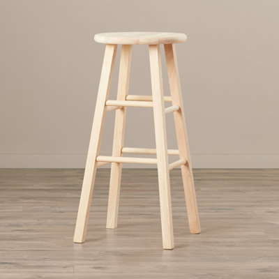 Maner Solid Wood Counter Stool