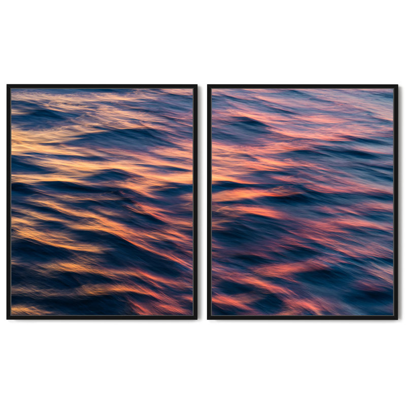 Out To Sea Pair, Black, 36" H x 45" W