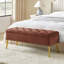 Banc de rangement rembourré en velours Kajana-1744313861