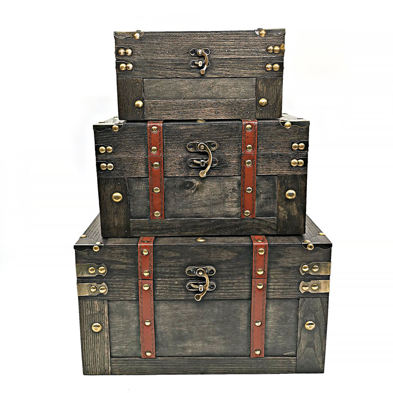 Jaeyon 3 Piece Decorative Trunk Set