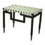 Iron/Leather Bench