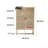Caolin 43.31 " W Armoire
