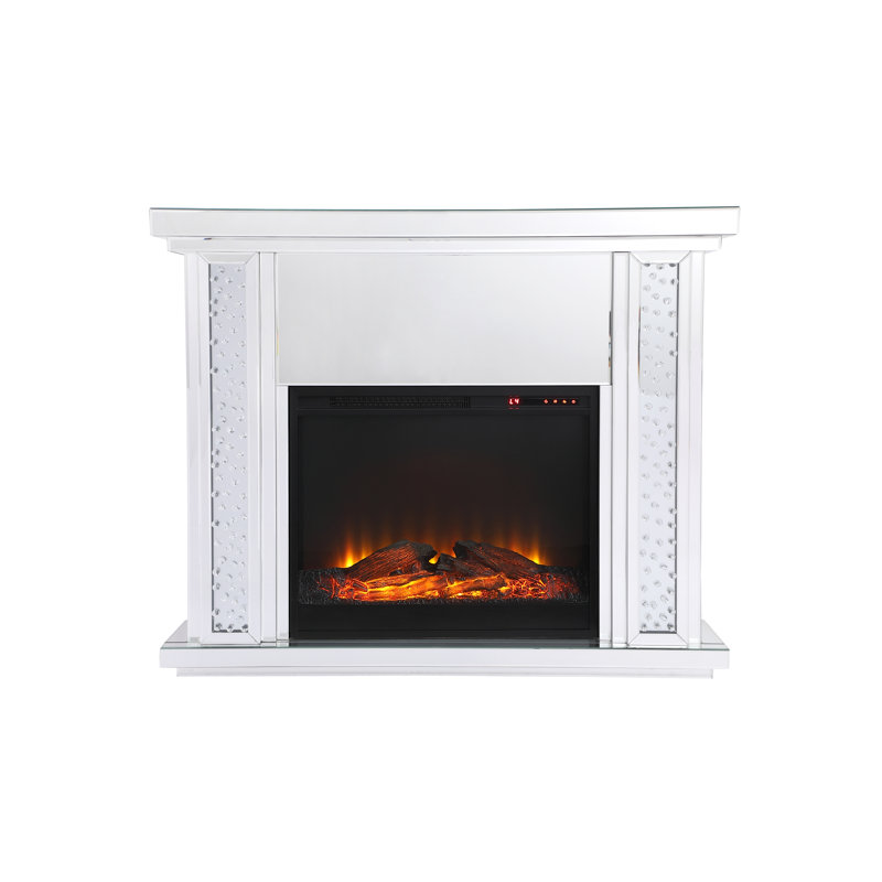 Harshad 47.5" W Freestanding Electric Fireplace