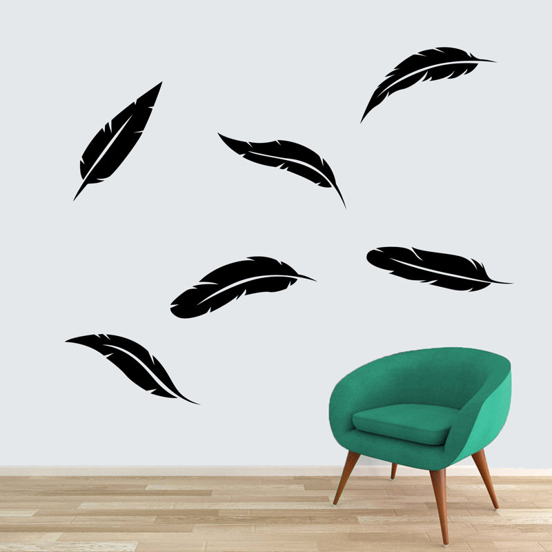 Wall Decal, Yes, Black