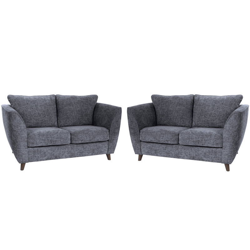 Urbana 2 Piece Sofa Set, Grey