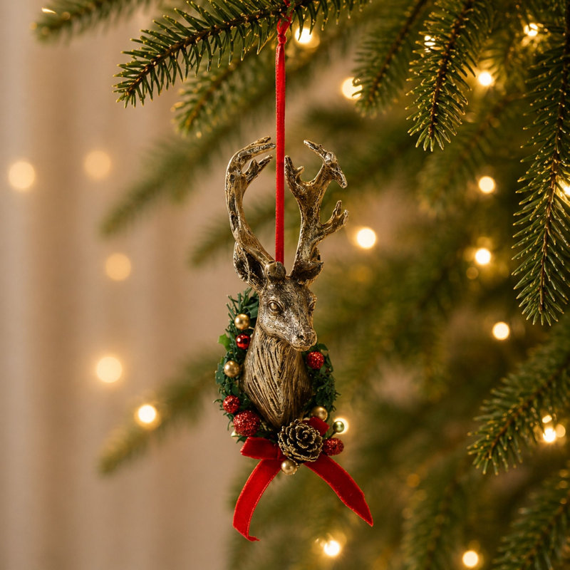 Deer Head Mount Ornament