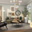Miroir mural en métal avec détails perlés-72058590