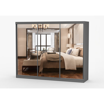 3 Door Laminate Wardrobe