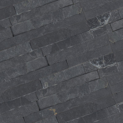 Stonecrest 4.5 in. x 9 in. Split Face Natural Stone Ledger Corner Wall Tile