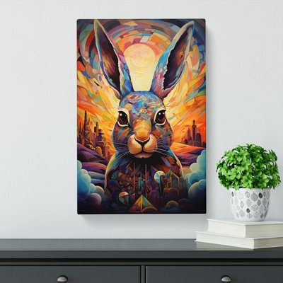 Hare Futurism - No Frame Print