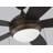 52" Cumbie 5 - Blade Outdoor LED Standard Ceiling Fan with Pull Chain and Light Kit Included-62358346