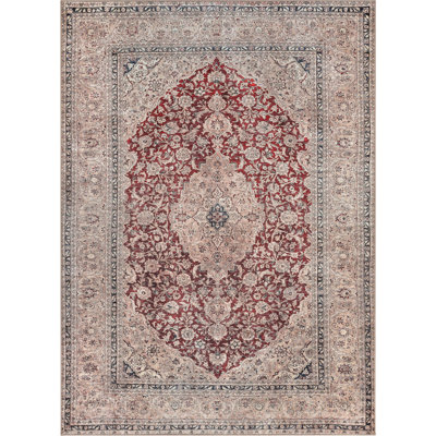 Eustice Washable Oriental Indoor Rug