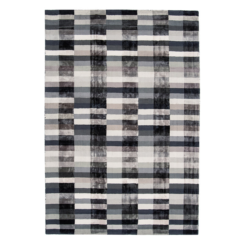 Aquavia Striped Viscose Hand Woven Area Rug, Rectangle 200 x 300cm