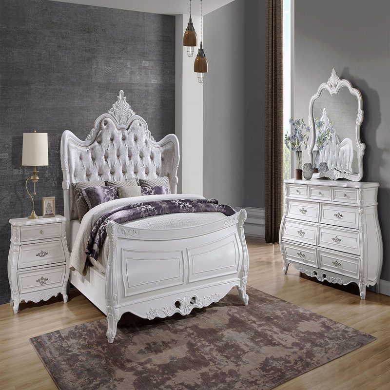 Miroir d'appoint moderne avec cadre en bois