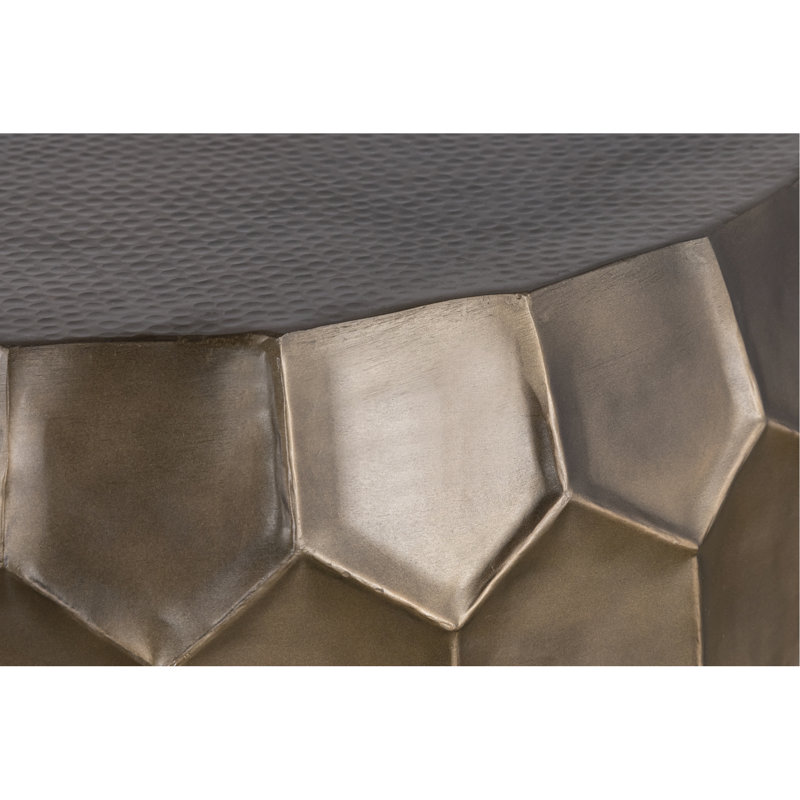 Table basse ronde Modern Modern, Doré