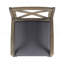 Chaise de salle à manger Perla, 2 pièces avec 2 coussins, gris-1837125302