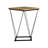 3 PCS METAL COFFEE TABLE SET IN LIGHT OAK-1758060816