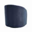 Fauteuil demi-tonneau pivotant en bois massif Boucle-896685193