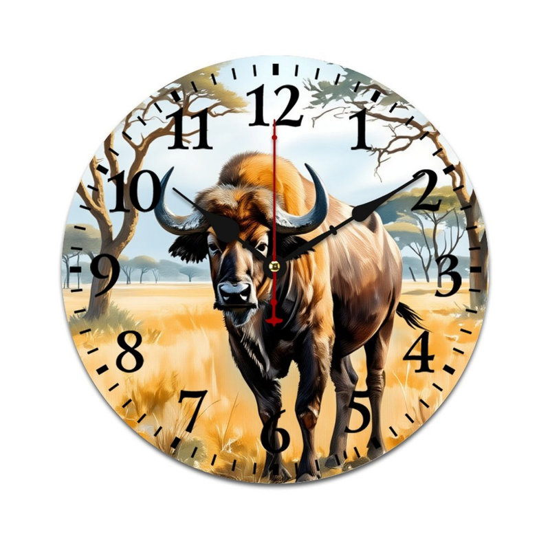 Horloge murale décorative 12 x 12 pouces