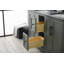Ensemble de meuble-lavabo autoportant à double cuve 54 po avec plateau en pierre noire Vannes-1168835513