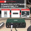 Interface audio USB Pyle pour enregistrer, diffuser et baladodiffuser - 2 entrées 2 sorties, alimentation fantôme 48 V, ASIO 24Bit / 192Khz, son de qualité studio, châssis en métal robuste - Compatible avec Windows / Mac