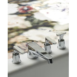 Twenties Widespread Bathroom Faucet