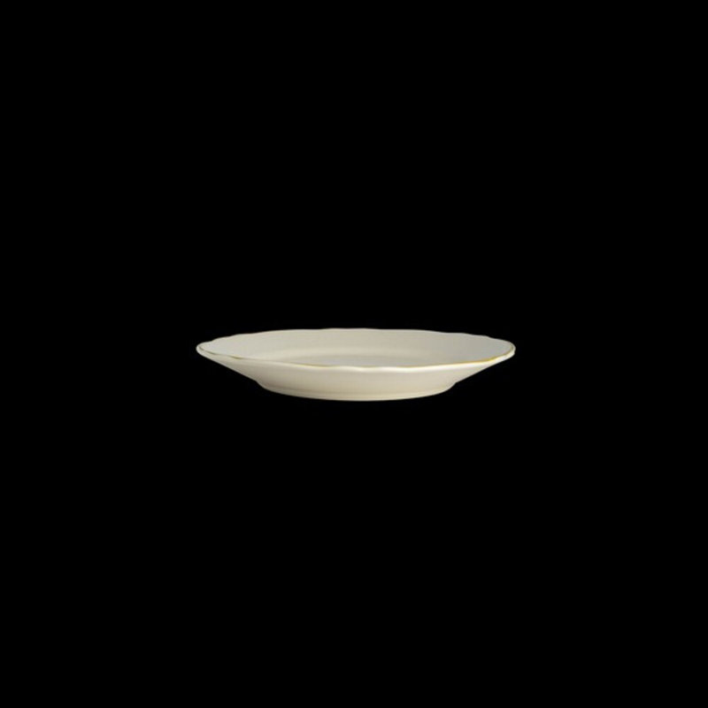 STYLELINE Maroo Plate Styleline, Blanc / Doré