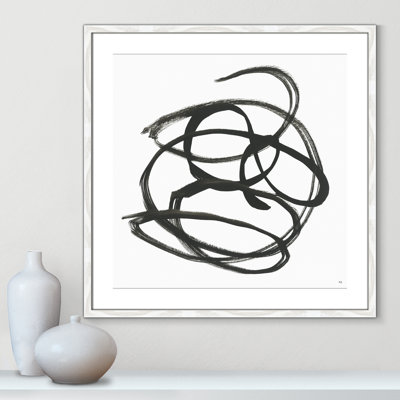 Le long du chemin I par Susan Jill - reproduction d'art sur papier encadrée