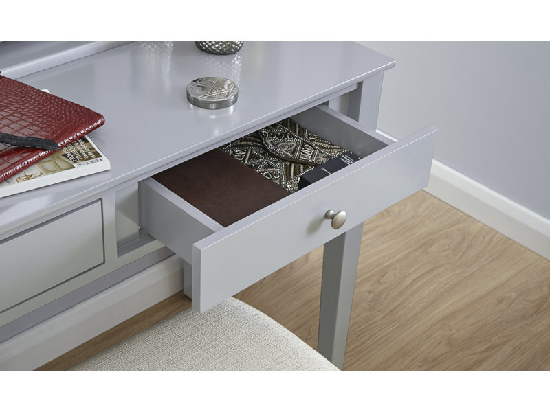 Arundel Dressing Table with Mirror, Grey