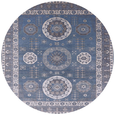 Tapis oriental bleu