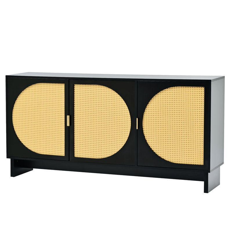 Armoire d'appoint Markeeta, Noir