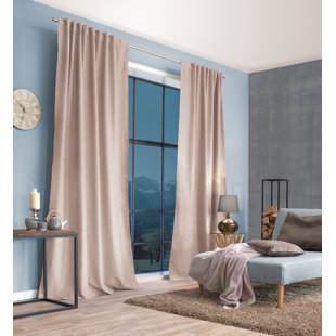 PELLU Room Darkening Curtain Single Panel