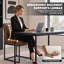 Chaise d'appoint rembourrée en similicuir-823895082