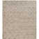 Hand Knotted Wool Geometric Area Rug in Light Gray
