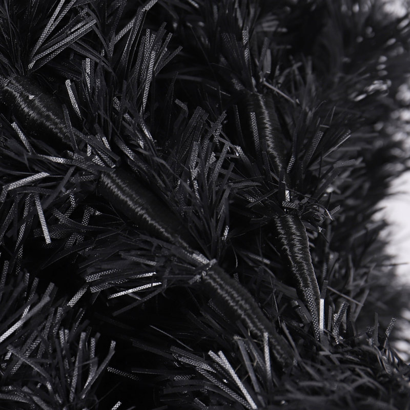 Mince arbre de Noël artificiel, Noir