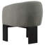 Fauteuil d'appoint rembourré brun Maciel