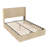 Fluted Panel Platform Bed with Storage & Lifted Function,No Box Spring Need-1092294553-1092294559
