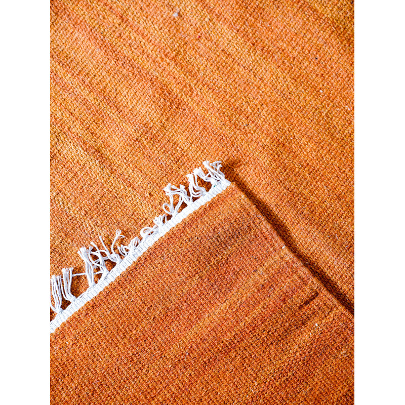 Cormac Madera Hand Woven Flat Weave Kilim Wool Eco-Friendly Area Rugs - Runner, Charcoal Color, Plain Solid Design, Low Pile Handmade Area Rugs for Living Room, Bed Room