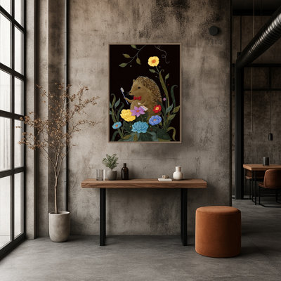 «Beezys T dents» par Gina Matarazzo, reproduction d'art sur toile encadrée