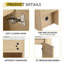 Meuble-lavabo mural 72 po avec lavabo d'art en céramique et 1 tablette de rangement, 4 portes à fermeture en douceur-1017805750-1017805744-1016644973