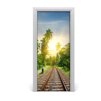 Rails Door Decal