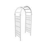 White Vinyl Garden Arbor