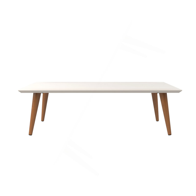 Utopia 40" Coffee Table In Off White, Off White