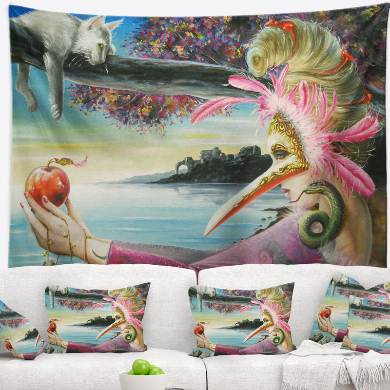 Tapisserie secret of temptation Abstract, H 50 po x l 60 po