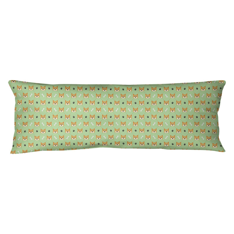 Coussin lombaire shiba shiba, Bourre en polyester, Vert menthe