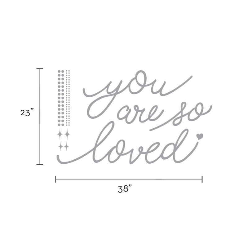 Adhésif décoratif «Crosstown You Are So Love», Or
