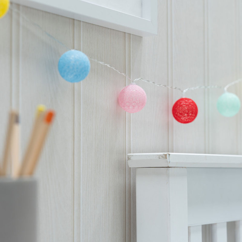 Casaundra 144cm LED 10 - Bulb Paper Lantern String Light