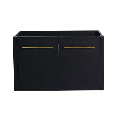 Meuble-lavabo mural 30 po avec 2 portes à fermeture douce