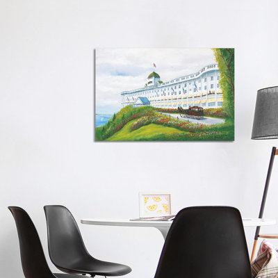 Grand Hotel 1 Piece Wrapped Canvas Painting